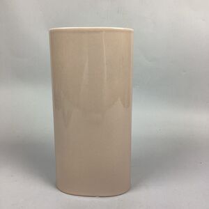 Large Oval Cream Colored Vase - 12”H